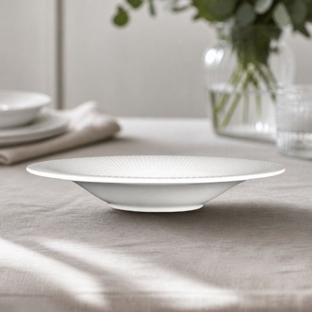 Commercial 285mm Rimmed Coupe Bowls - 6 Pack Gloss
