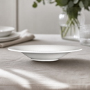 Commercial 285mm Rimmed Coupe Bowls - 6 Pack White Gloss