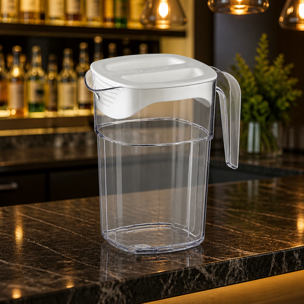 Commercial Transparent Polycarbonate Jug 1.4L 47oz Catering