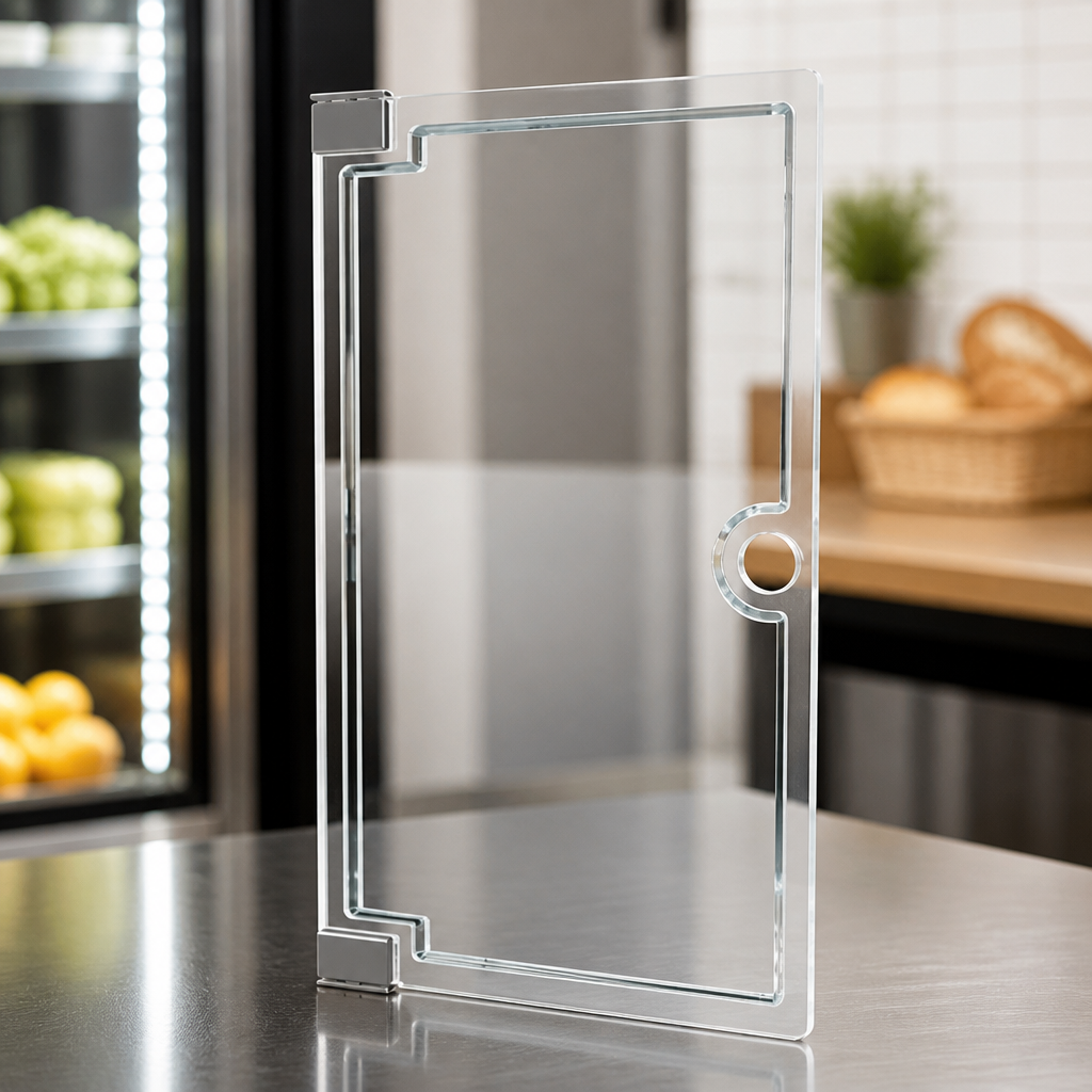 Dual Glazed Door for Commercial Multi-Zone Merchandiser 856mm