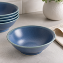 Commercial Footed Bowls 200mm Blue Ceramic 6 Pack
