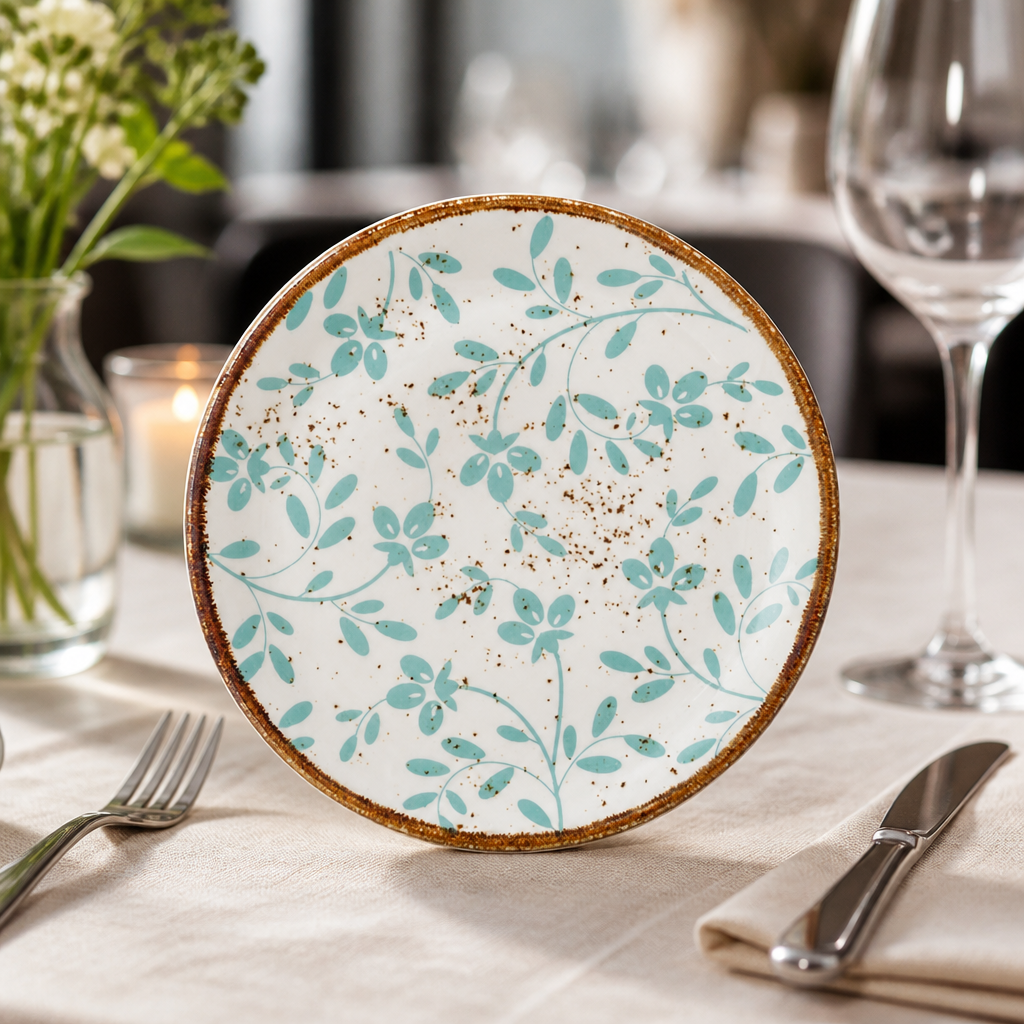 Commercial 153mm Aqua Coupe Plates - 12 Pack