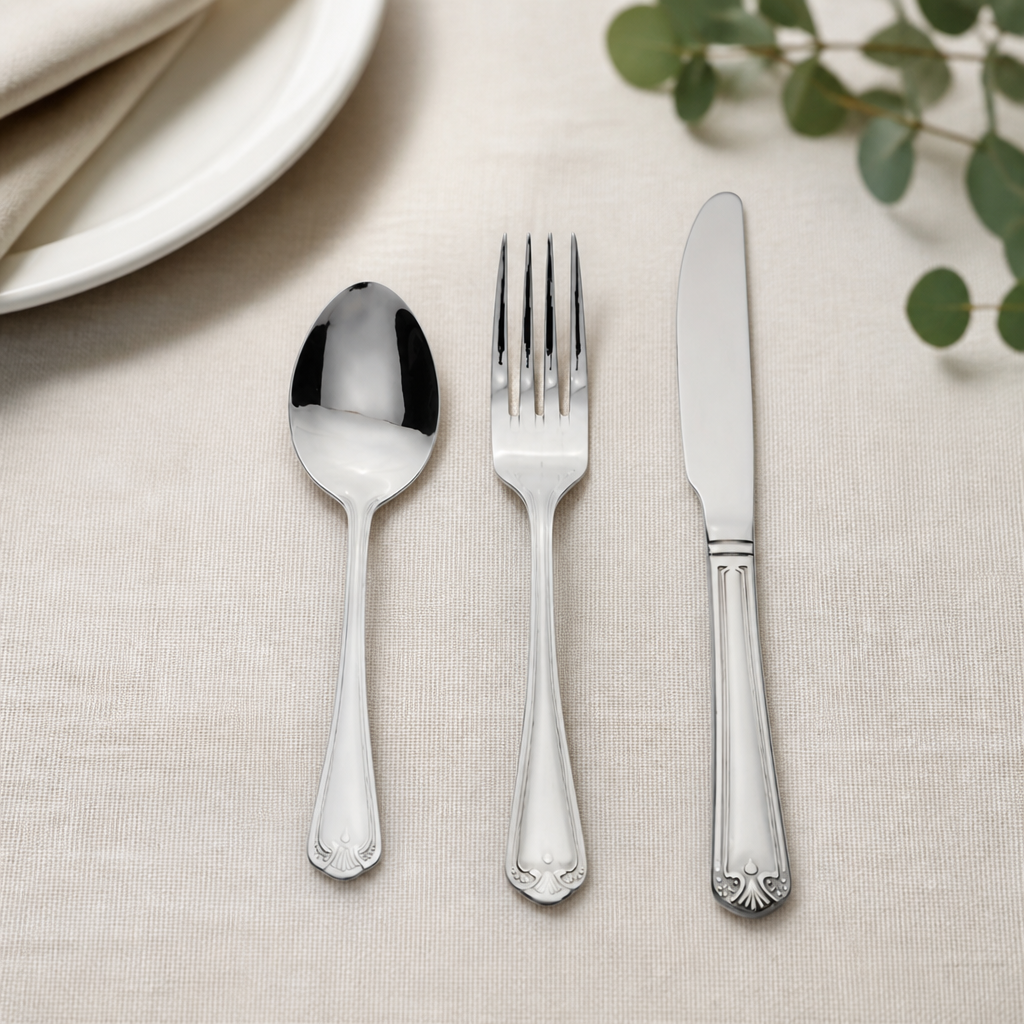 Jesmond cutlery sample set 3-piece stainless steel collection