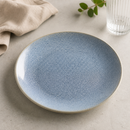 Commercial Coupe Plates 255mm Blue Reactive Glaze 6 Pack