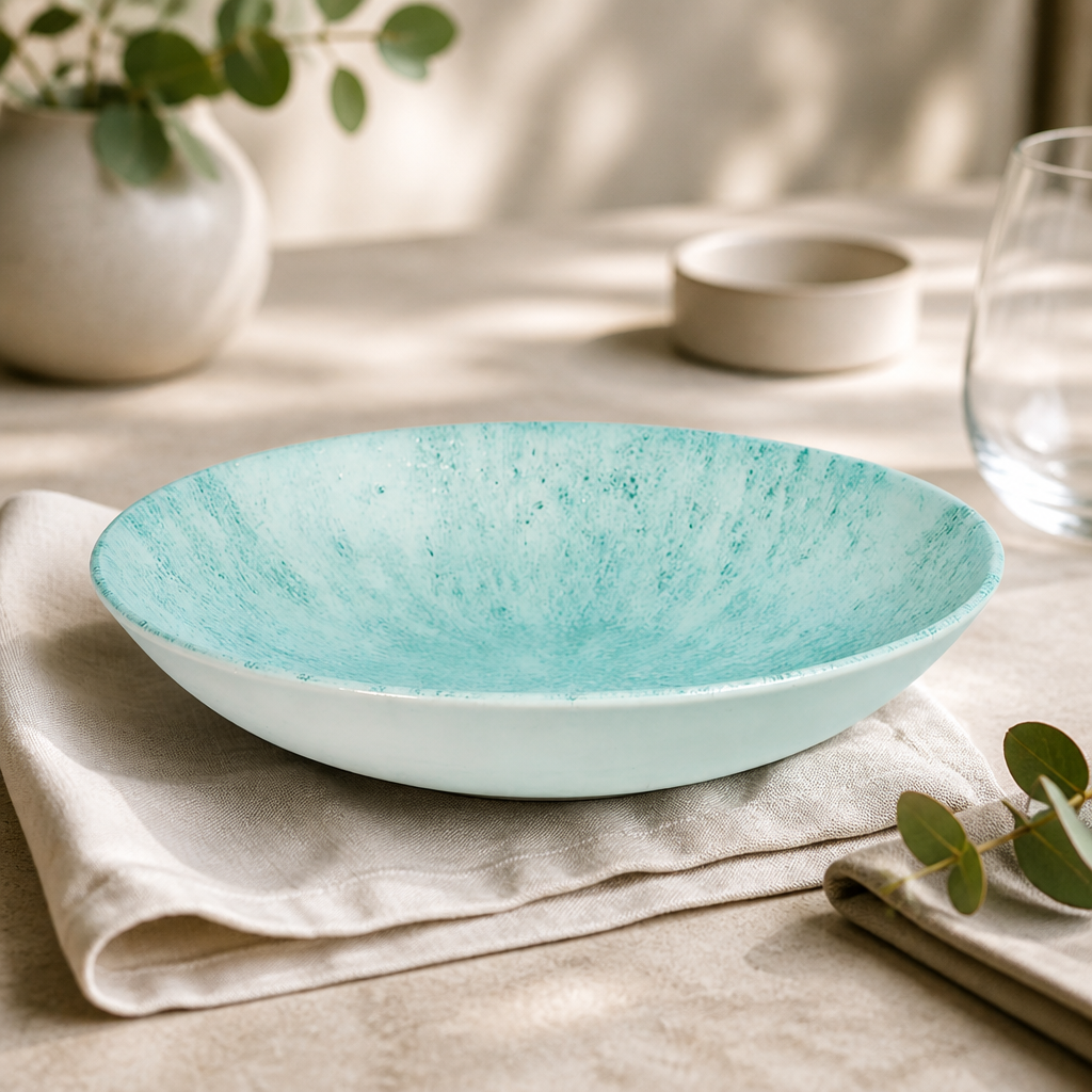 Commercial Stone Coupe Bowl 40oz Aquamarine 248mm 12 Pack