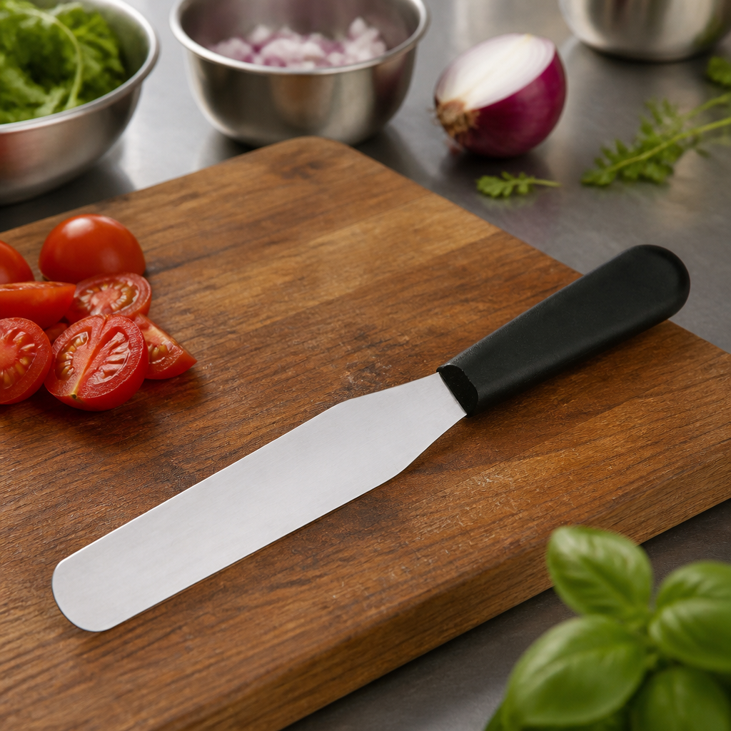 15cm Commercial Pastry Knife with Flexible Blade and Grip Handle