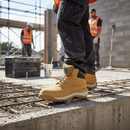 Premium Lightweight Protective Nubuck Leather Boot with Anti-Fatigue Comfort Footbed and Shock Absorbing Outsole