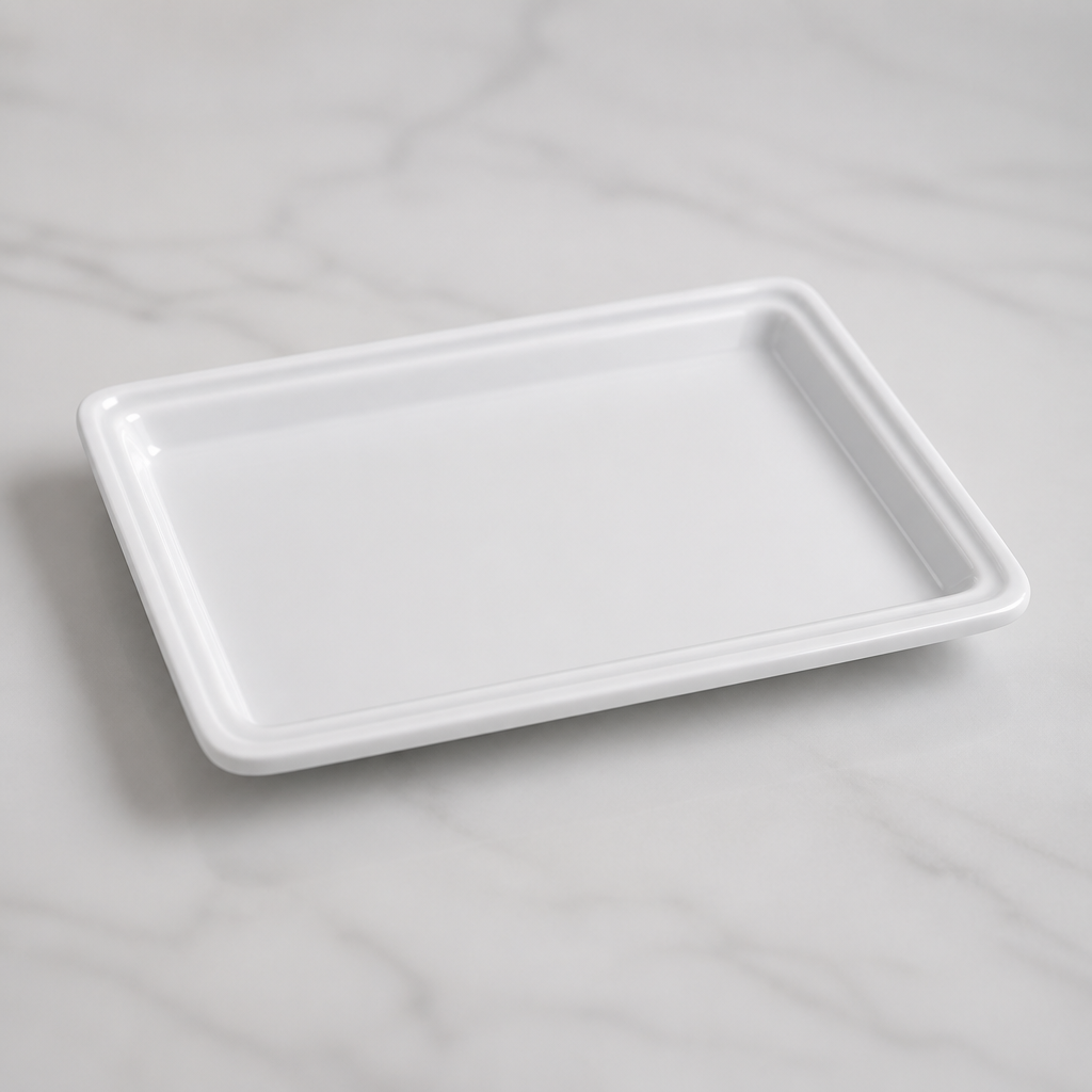 Commercial Half Size Gastronorm Bowl 730ml Porcelain