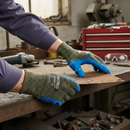 Premium Cut Resistant Gloves with Crinkle Latex Coating for High Grip and Heat Protection