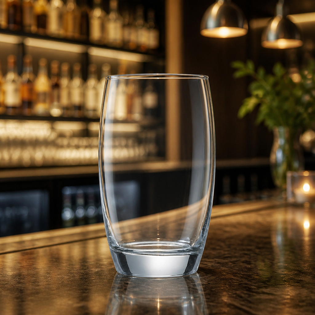 Commercial Hi Ball Glasses 350ml Clear Tumbler 6 Pack
