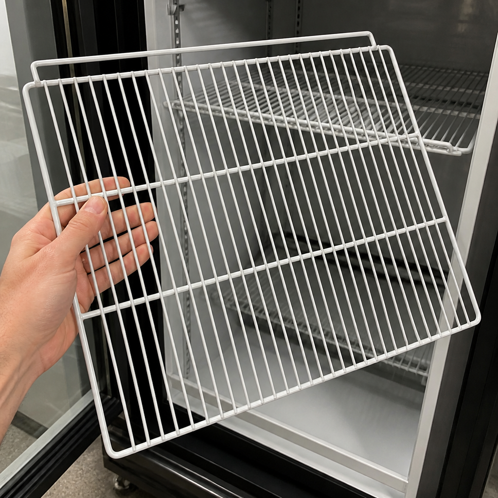 Commercial Display Fridge Shelf 490mm x 540mm Steel