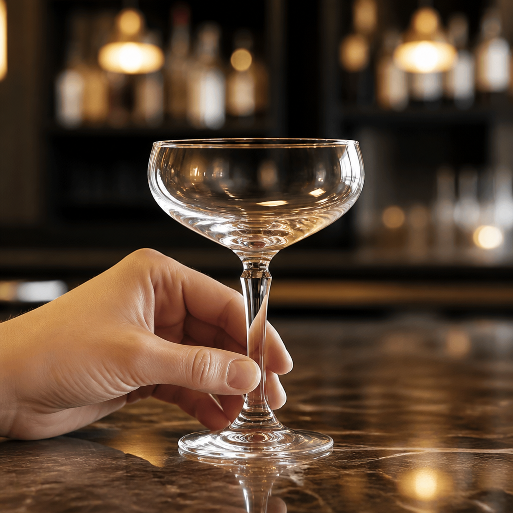 Vintage Cocktail Glasses 240ml Speakeasy Style 6 Pack