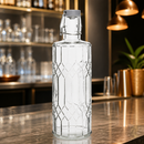 Commercial Glass Water Bottles 1Ltr Clear 6 Pack