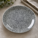 Commercial Coupe Plates 253mm Black Crackle Finish 12 Pack