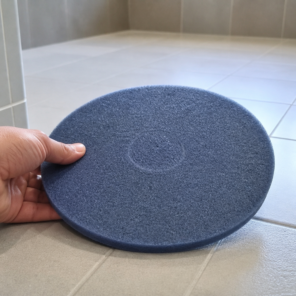 Commercial Rotary Cleaner Pads Blue 5 Pack for floor cleaning