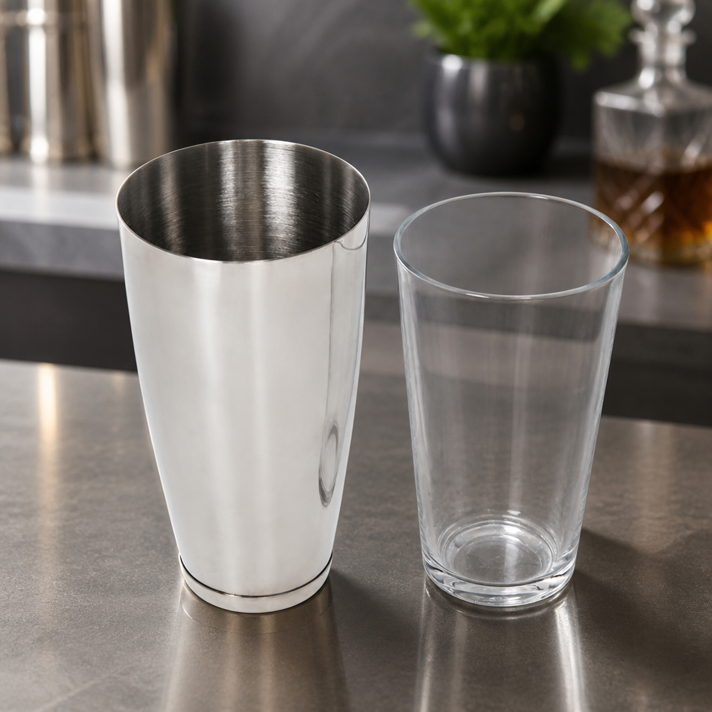 Boston Shaker and Glass
