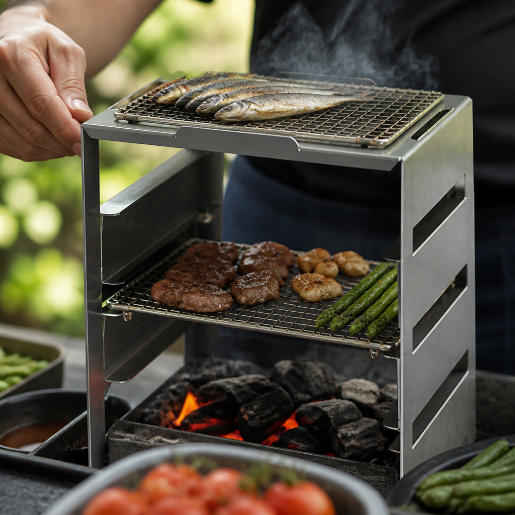 Commercial Robata Rack for Nano Pro Konro Grill Cooking System