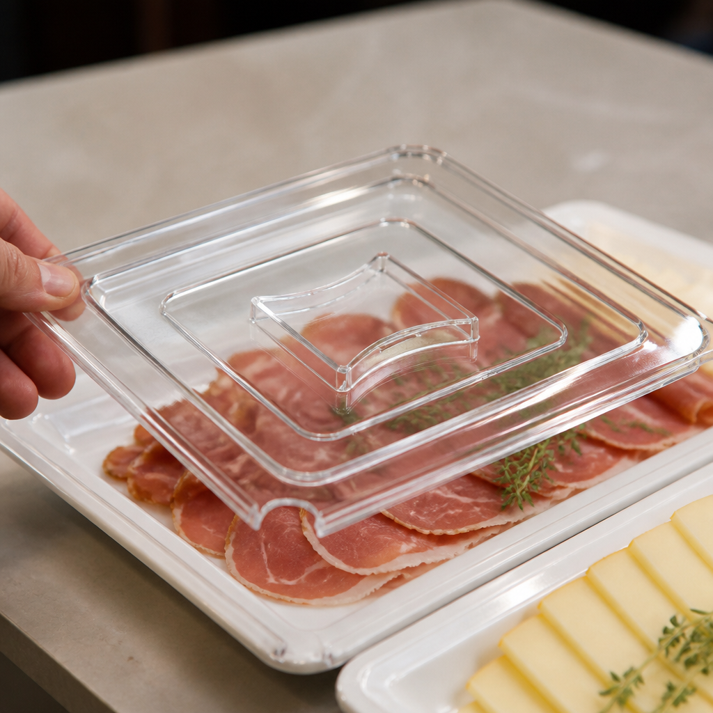 Commercial Cloches Food Cover 190mm Transparent SAN Material