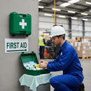 Premium First Aid Kit for 20 Persons - Durable Polypropylene Container with Robust Design for Workplace Safety