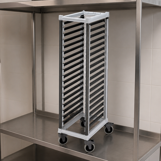 Commercial Gastronorm Trolley 18 Tray Capacity Racking Trolley