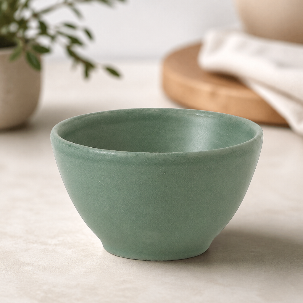 Commercial Green Dip Pots 110ml Microwave Safe 12 Pack