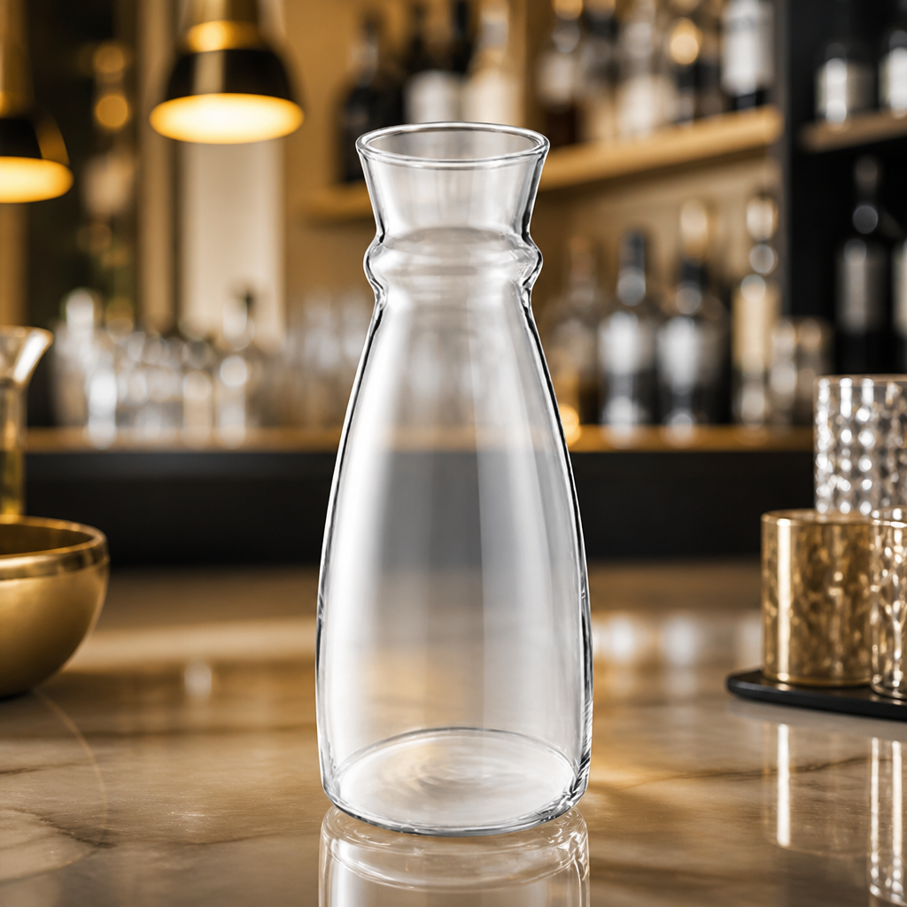 Commercial 1L glass carafes and decanters - 6 pack