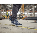 Premium Safety Shoe with Aluminium Perforated Toecap and Breathable Membrane for Enhanced Comfort and Safety