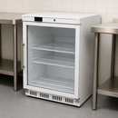 150Ltr Commercial Under Counter Display Fridge White