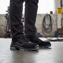 Premium ESD Trainer SRC Extra Width 12 - Durable Black Footwear for Safety and Comfort in Work Environments