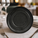 Commercial 150mm Grey Saucers - 24 Pack Vitrified Stoneware