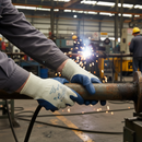 Premium Heavy Duty Nitrile Palm Coated Gloves for Construction - Superior Abrasion Resistance and Flexibility