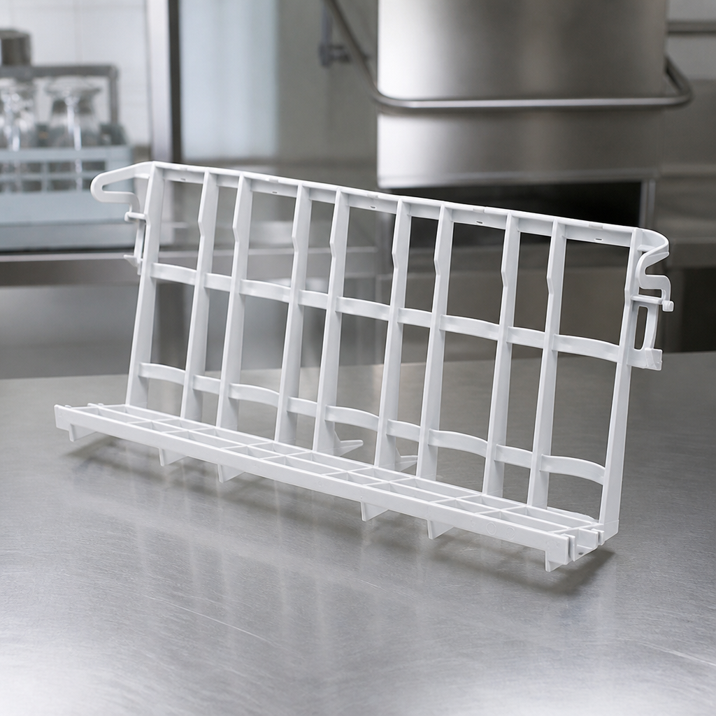 500mm Commercial Warewasher Glass Basket Insert Rack