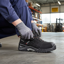 Premium Waterproof Safety Shoe with BOA Closure, Microfiber Upper, and Nitrile Outsole for Comfort and Durability
