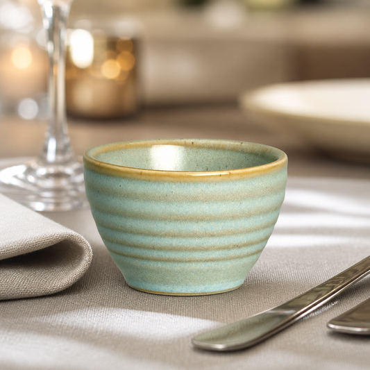 Commercial Dipper Bowls 74ml Vitrified Stoneware 12 Pack