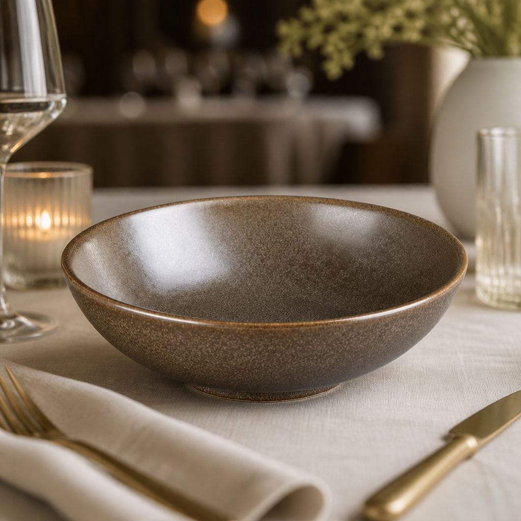 Commercial Ember Coupe Bowls 200mm in Mahogany, 4 Pack