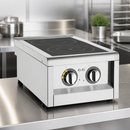 600mm Double Zone Commercial Induction Hob 3kW Countertop
