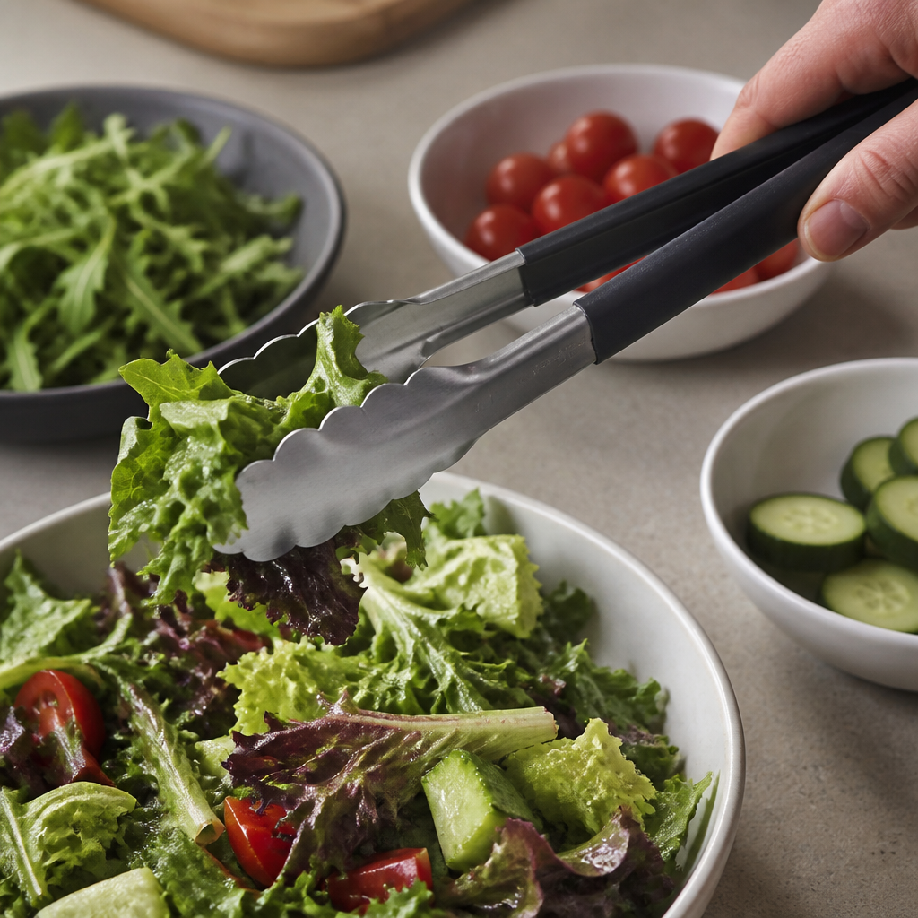 12" Commercial Kool Touch Tongs for safe food handling
