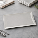 Crushed Velvet Rectangle Trays 320x160mm for Catering 6 Pack