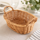 Large Wicker Oval Food Display Basket for Catering 295mm