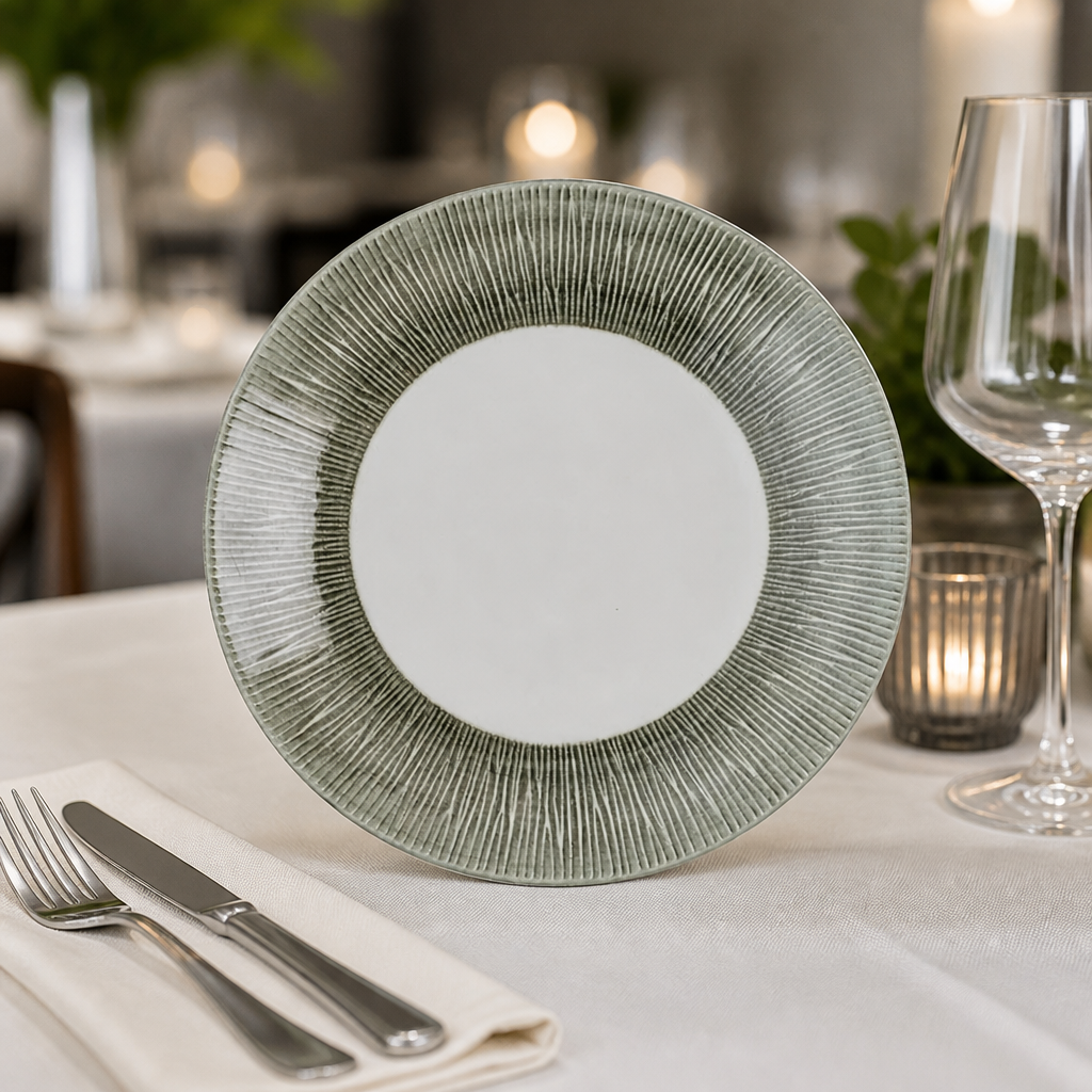Set of 12 Commercial Deep Coupe Plates 248mm for restaurants