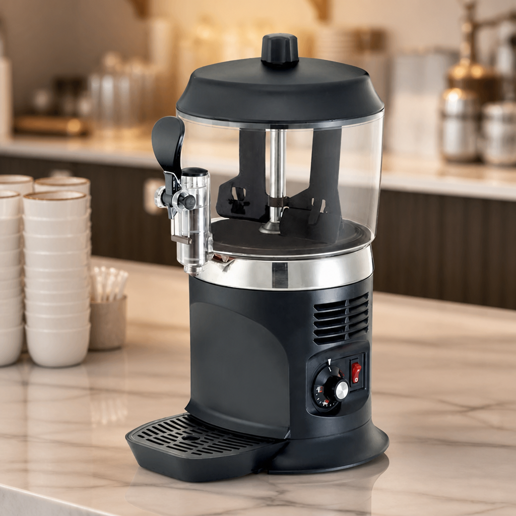 5Ltr Commercial Hot Chocolate Dispenser Machine in Black