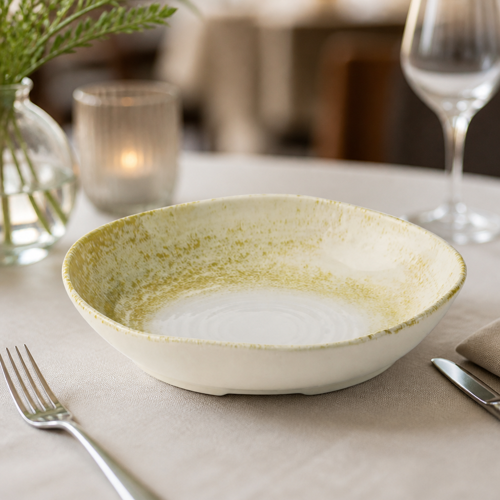 Pack of 6 Commercial Deep Bowls 215mm Super Vitrified Ceramic