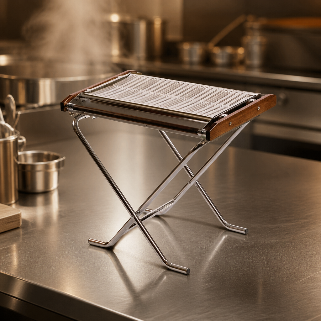 Lightweight Commercial Propane Gas Barbecue Slimfold 80cm