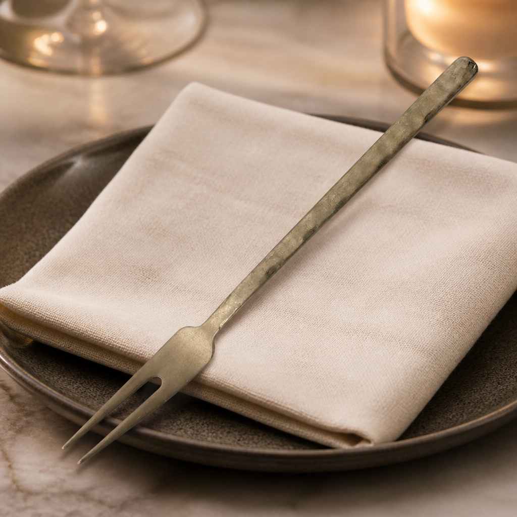 Commercial Stainless Steel 2-Prong Table Forks 12 Pack
