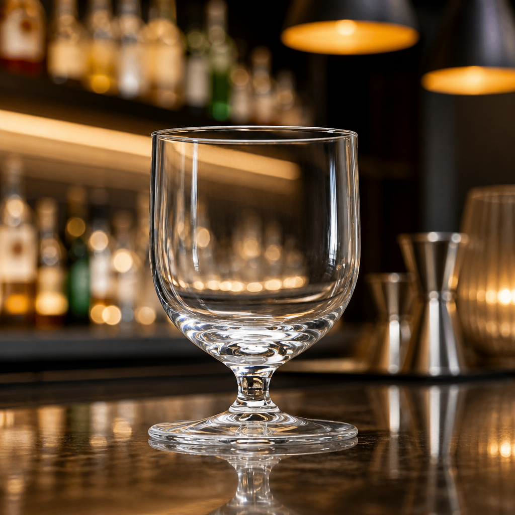 Commercial Old Fashioned Stemmed Tumblers 260ml 6 Pack