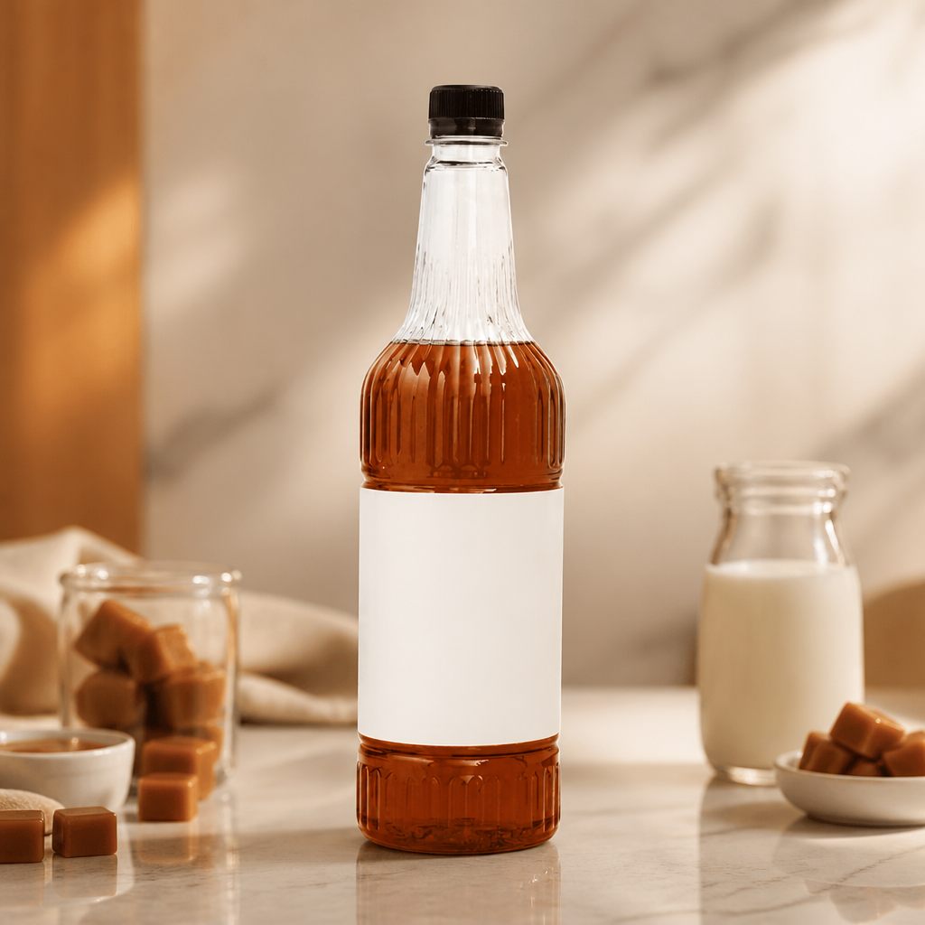 Commercial Caramel Syrup 1L for food service