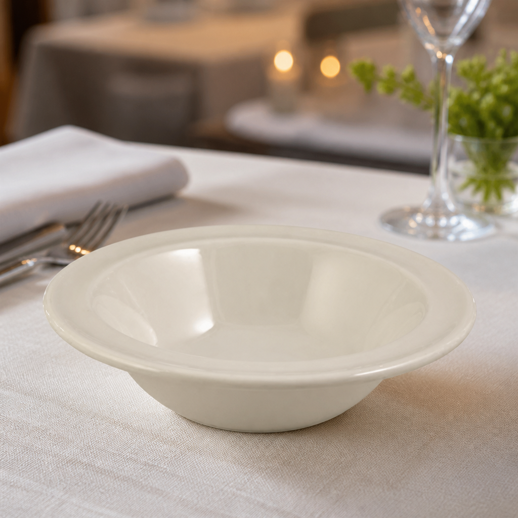 36 pack of 165mm commercial fruit bowls for fine dining