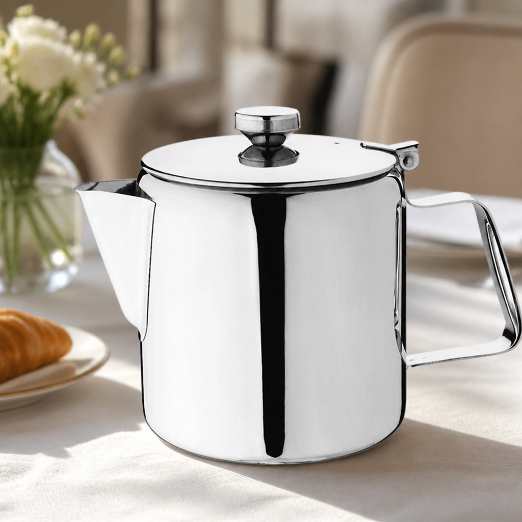 Commercial Stainless Steel Teapot 1.4Ltr for catering use