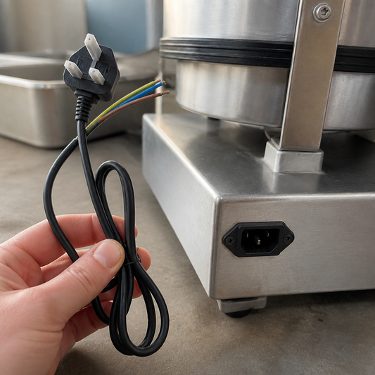 Waffle Maker Replacement Power Cord 1500mm Commercial Use