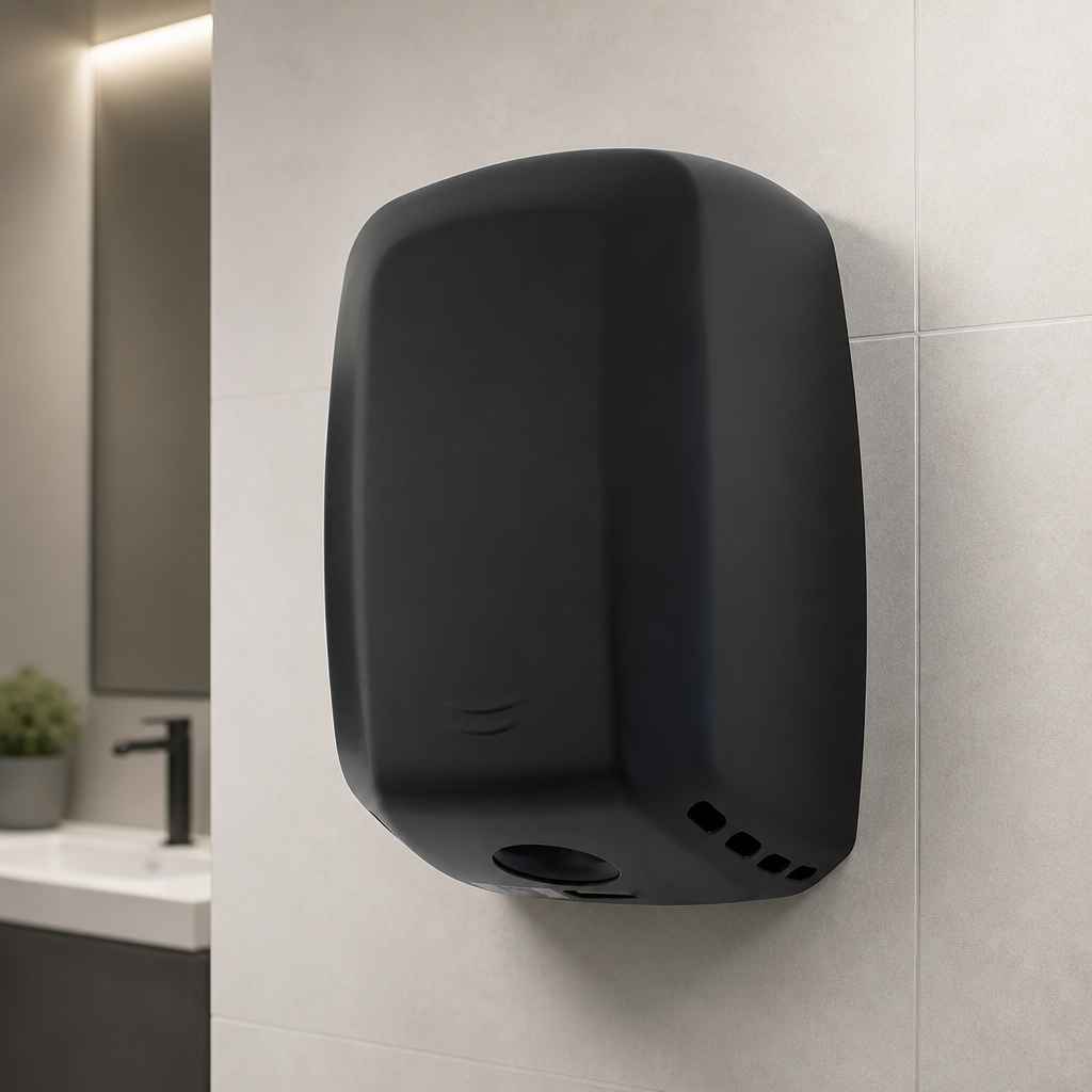 Commercial Hand Dryer with HEPA Filter Black 330mm Height
